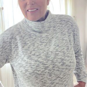 Beautiful, soft and cozy sweater from LOFT. Cowl. Love it!